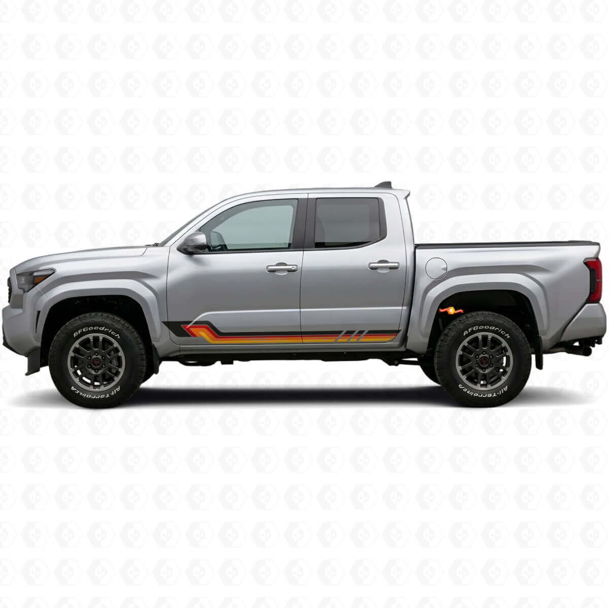Vintage-Stil Seitenstreifen Vinyl-Aufkleber für Toyota Tacoma 2023+