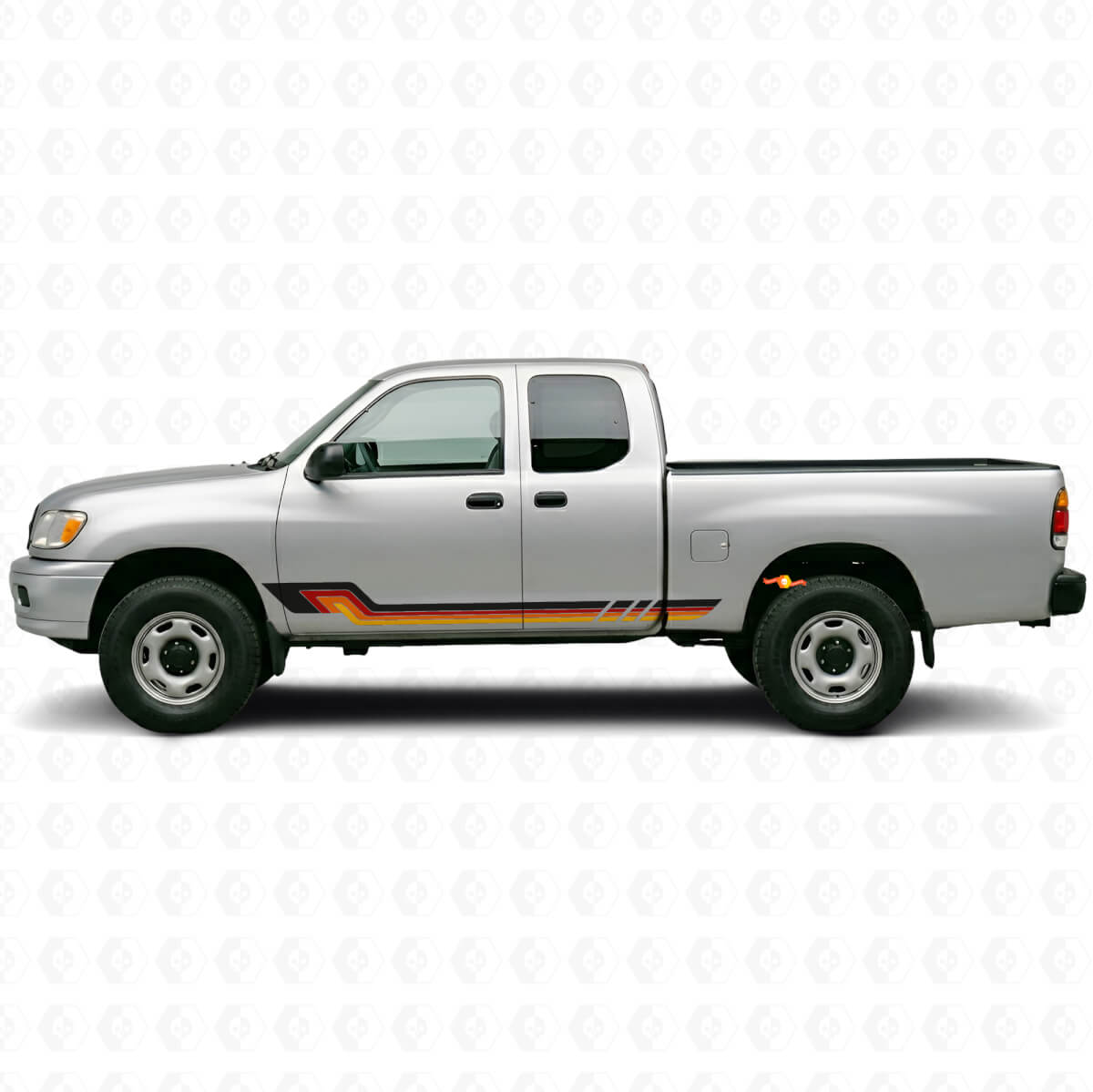 Vintage-Stil Seitenstreifen Vinyl-Aufkleber für Toyota Tundra 1999-2006