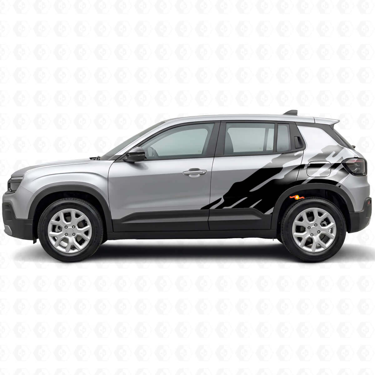 Schlammspritz-Grafik Seiten-Vinylaufkleber für Jeep Avenger 2023+