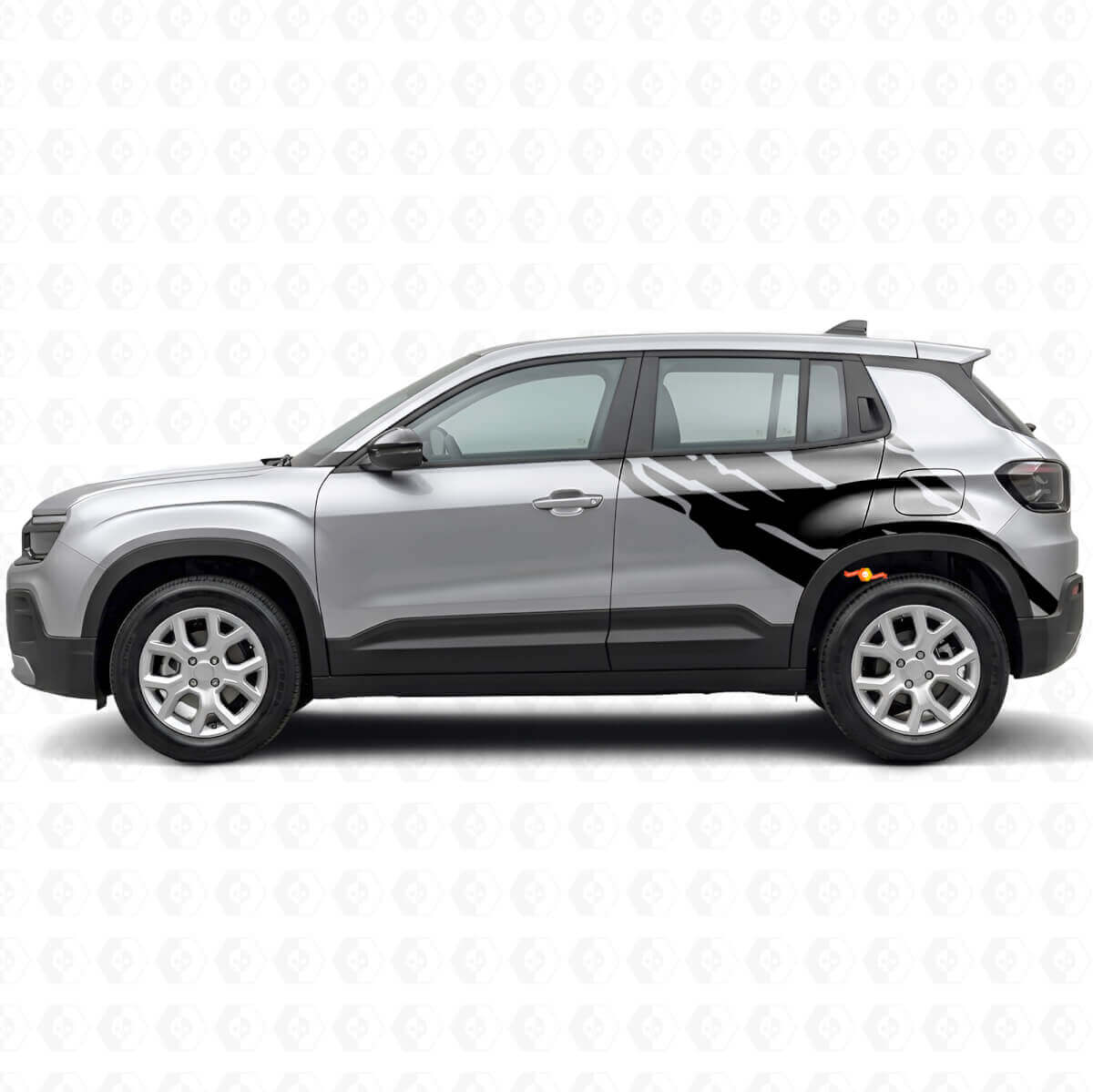 Schlammspritz-Grafik Seiten-Vinyl-Aufkleber-Set für Jeep Avenger 2023+