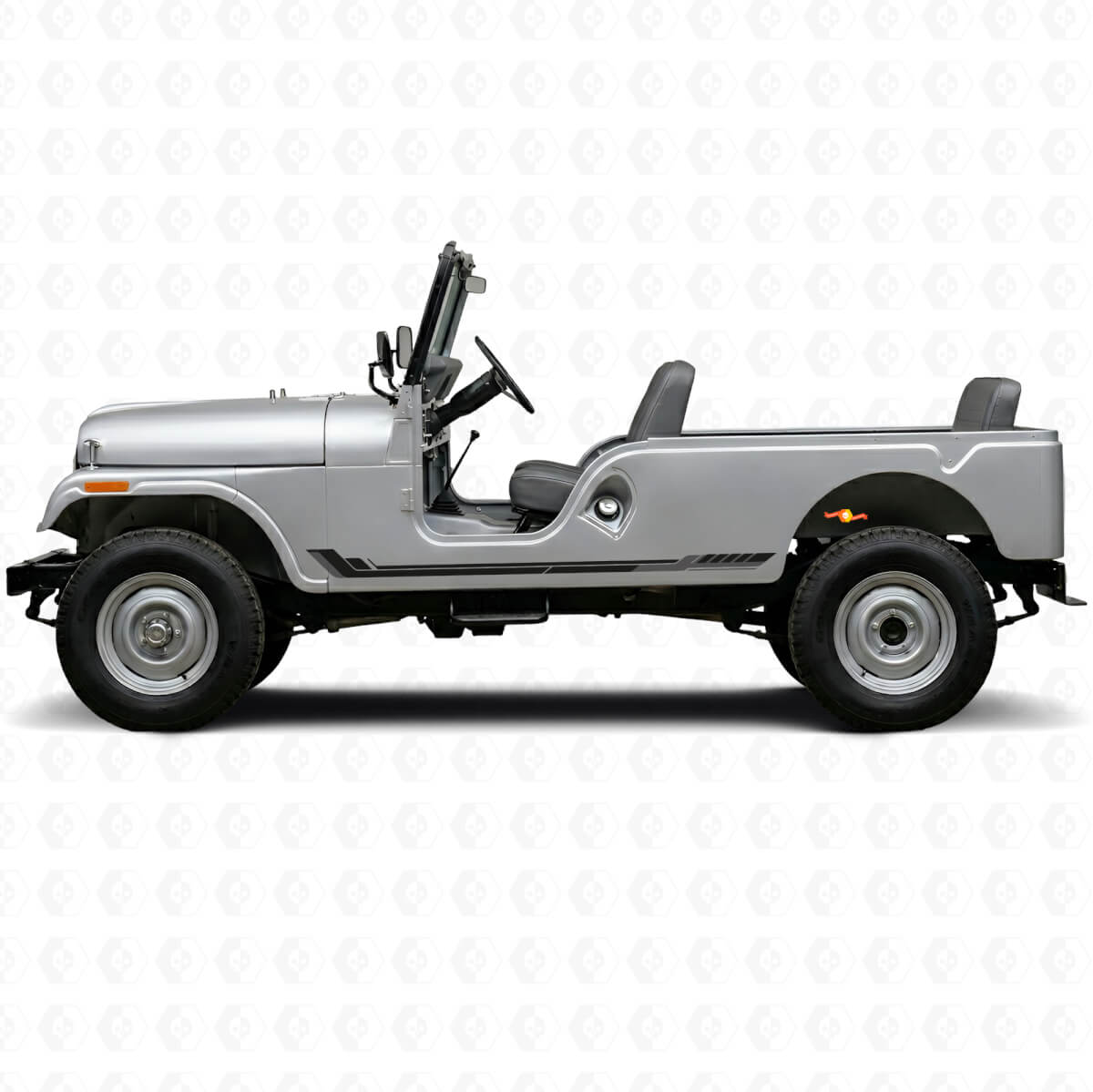Racing-Stil Seitenstreifen Vinyl-Aufkleber für Jeep CJ-6 1955-1975