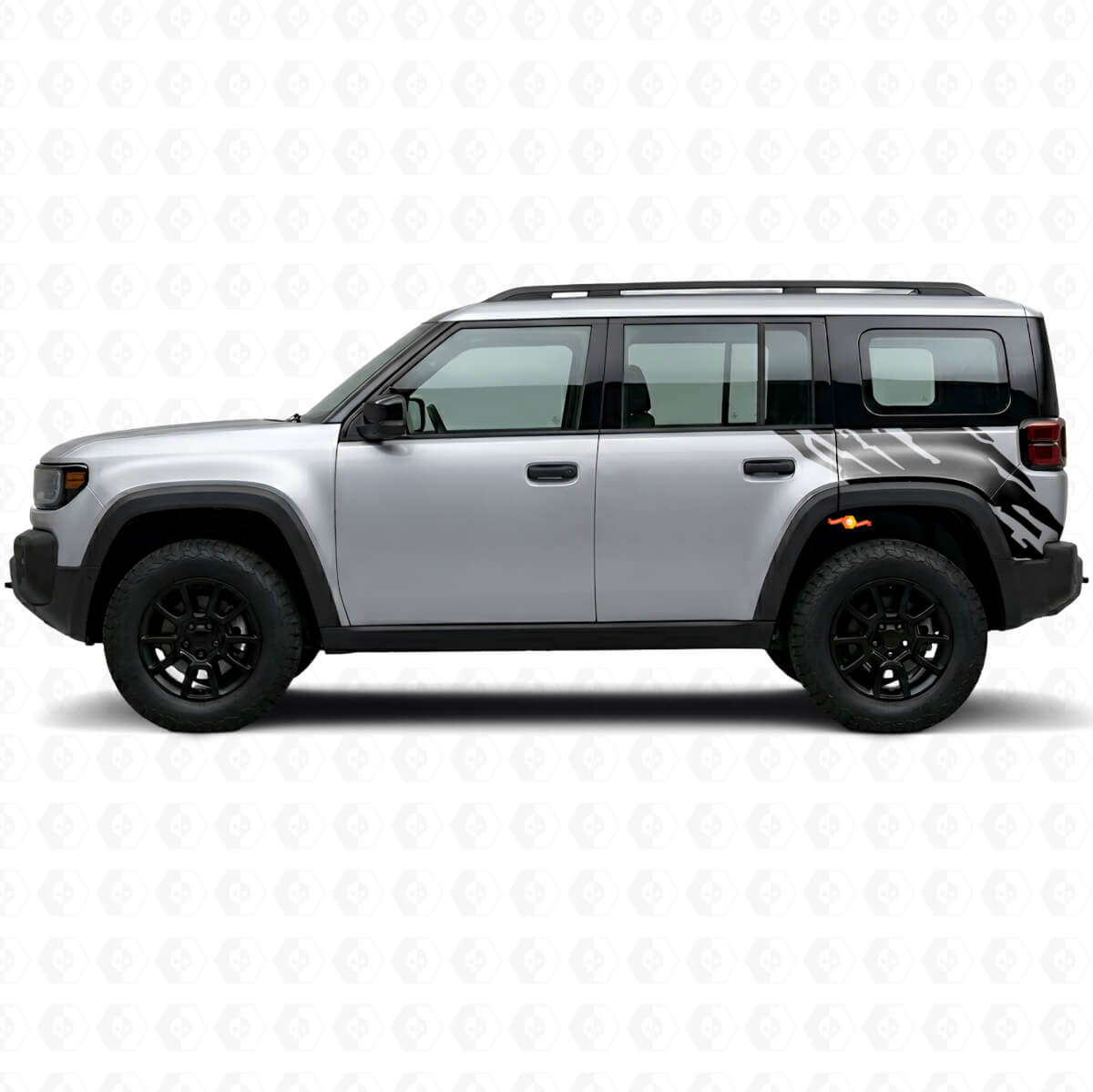 Schlamm-Spritz Graphic Rückseitiger Vinylaufkleber für Jeep Recon 2026+