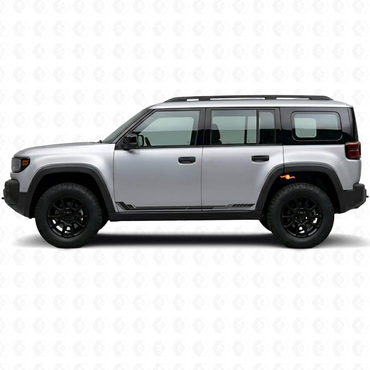 Racing Style Seitenstreifen Vinyl-Aufkleber für Jeep Recon 2026+