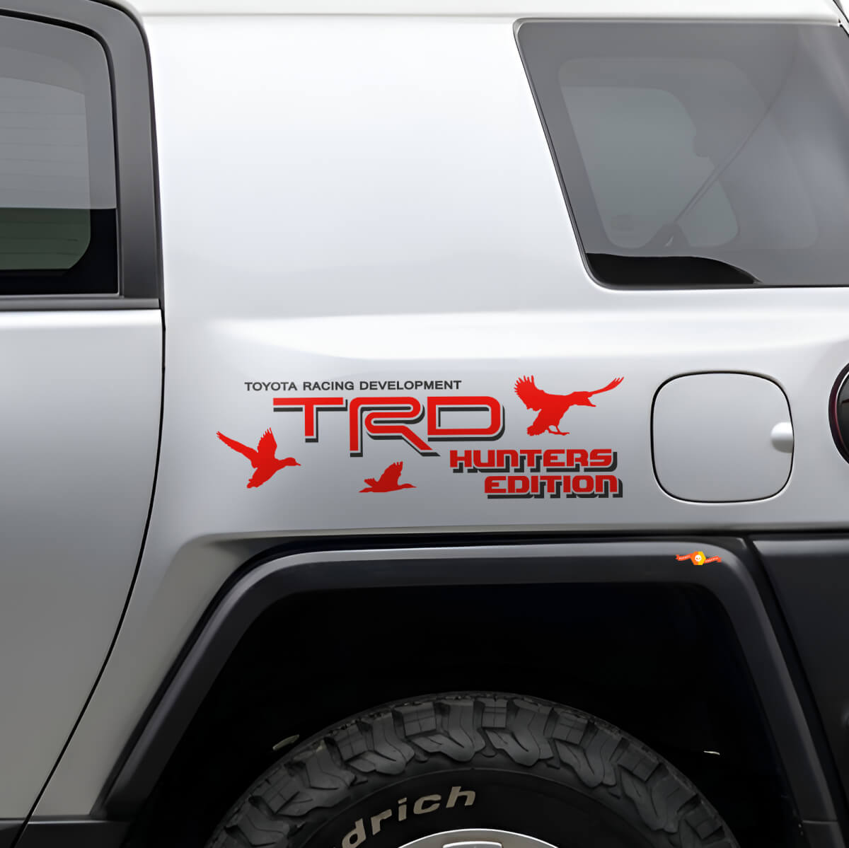 TRD Hunters Edition Seiten Vinyl Aufkleber Satz für Toyota FJ Cruiser