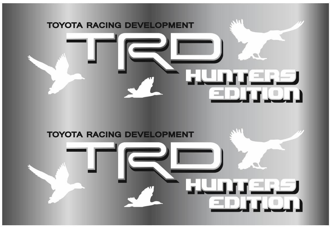 TRD-Style Hunters Edition Seitenaufkleber Paar für Toyota FJ Cruiser