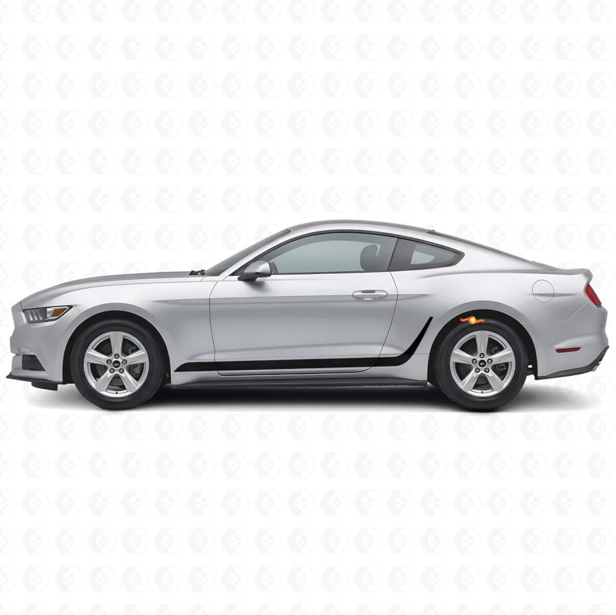 Dekorative Streifen Seiten-Vinyl-Aufkleber-Kit für Musclecar Mustang