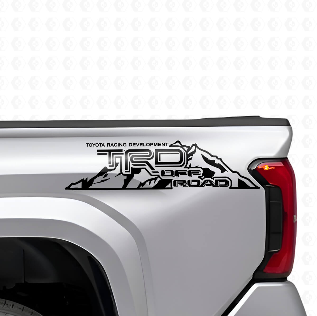 TRD Off Road Mountain Style Seiten-Vinyl-Aufkleber Set für Toyota Trucks