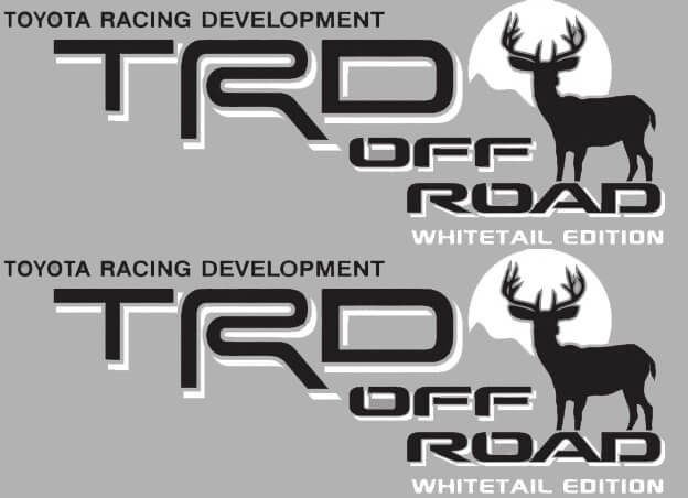 TRD Off Road Whitetail Edition Hirsch Seitenaufkleber für Toyota FJ Cruiser