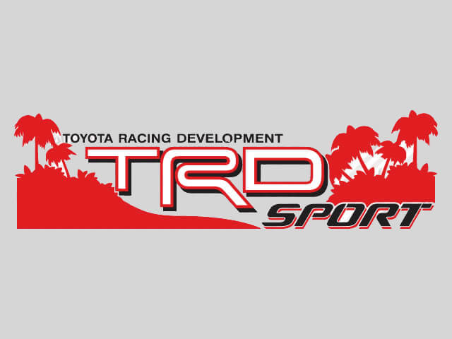 2 TOYOTA TRD OFF ROAD SPORT BEACH DECAL TRD Racing Development Seiten-Vinyl-Aufkleber
