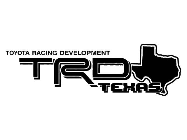 TRD-Stil Texas Karten Seitenaufkleber Paar für Toyota Autos