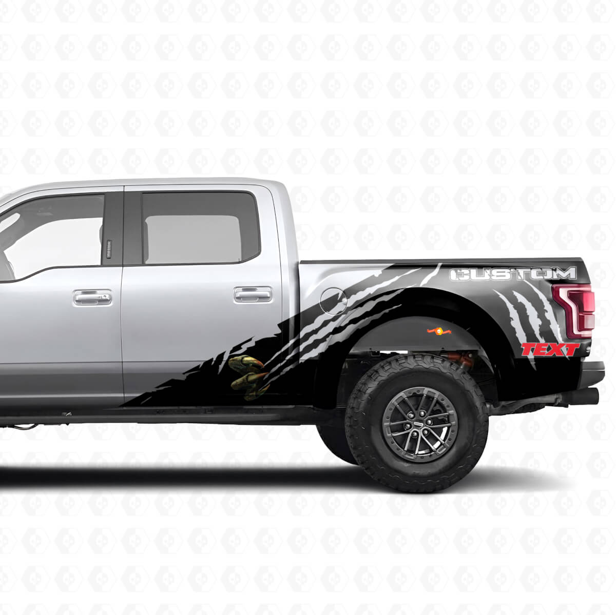 truck Musclecar power truck Svt Mud Splash Aufkleber Grafiken Aufkleber Chatter