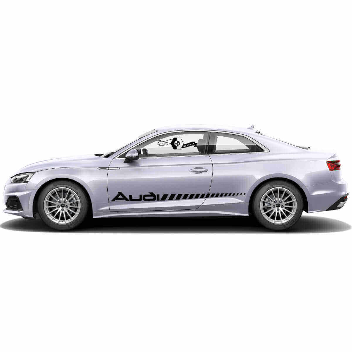 Strobe Style Marken Seitliche Vinyl-Aufkleber Kit für Audi A5