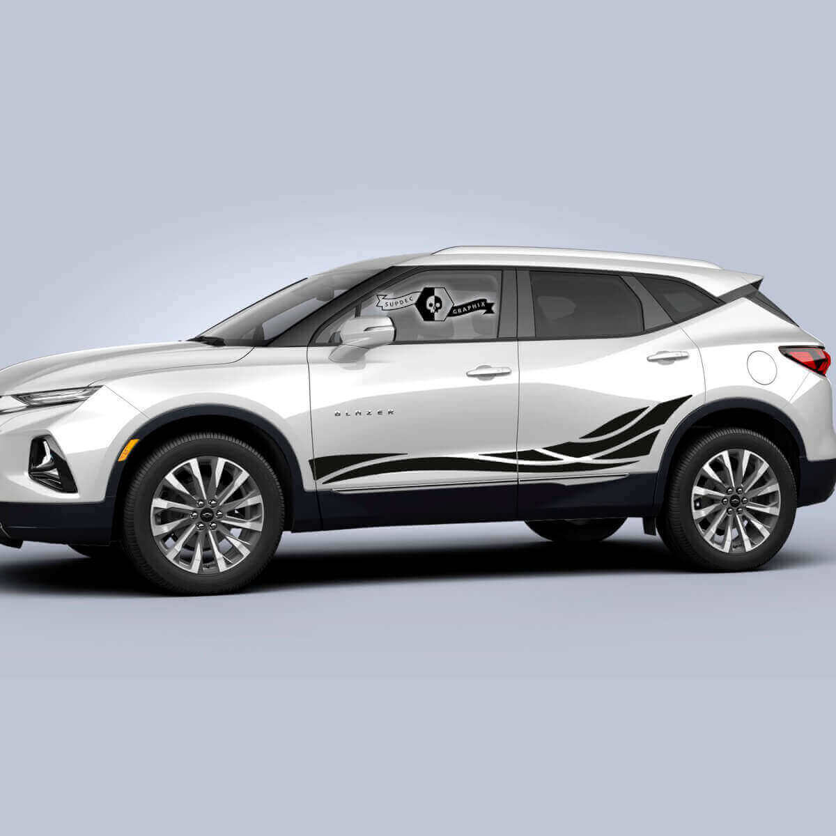 Tribal Wave Seitenstreifen Vinyl-Aufkleberset für Chevrolet Blazer