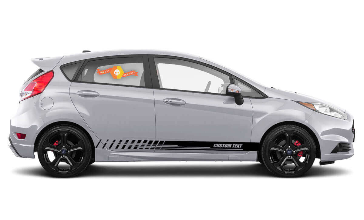 Racing Style Türseitenstreifen Vinyl Aufkleber Kit für Musclecar Fiesta S