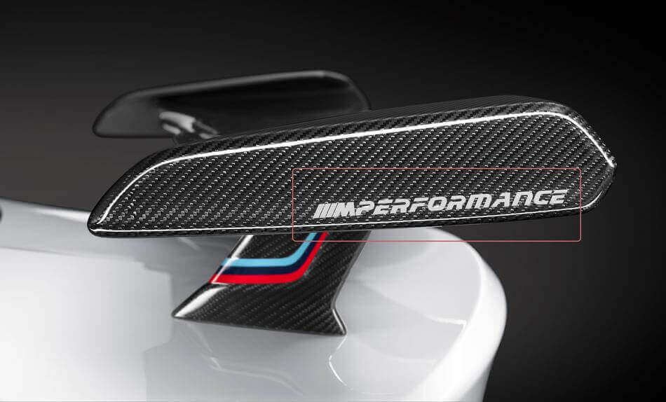 M Performance Style Spoiler Vinyl Aufkleberset für BMW