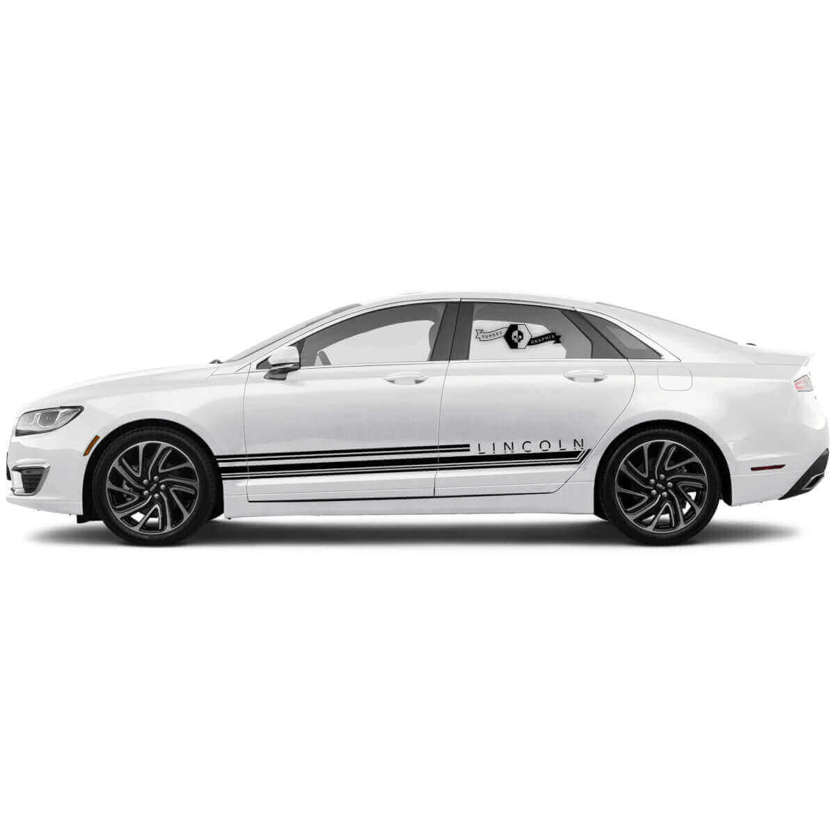 Dekoriertes Seitenstreifen-Vinylaufkleber-Kit für Lincoln MKZ
