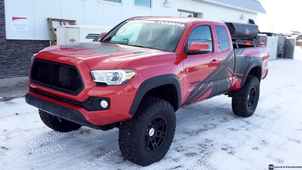 TRD-Stil Seitenaufkleber Vinyl Decal Kit für Toyota Tacoma 2015-2018