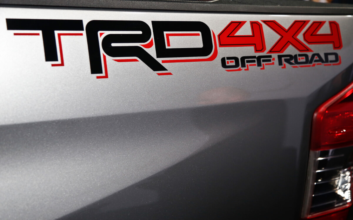 TRD Style 4x4 Offroad Bett Vinyl Aufkleber Set für Toyota Tacoma