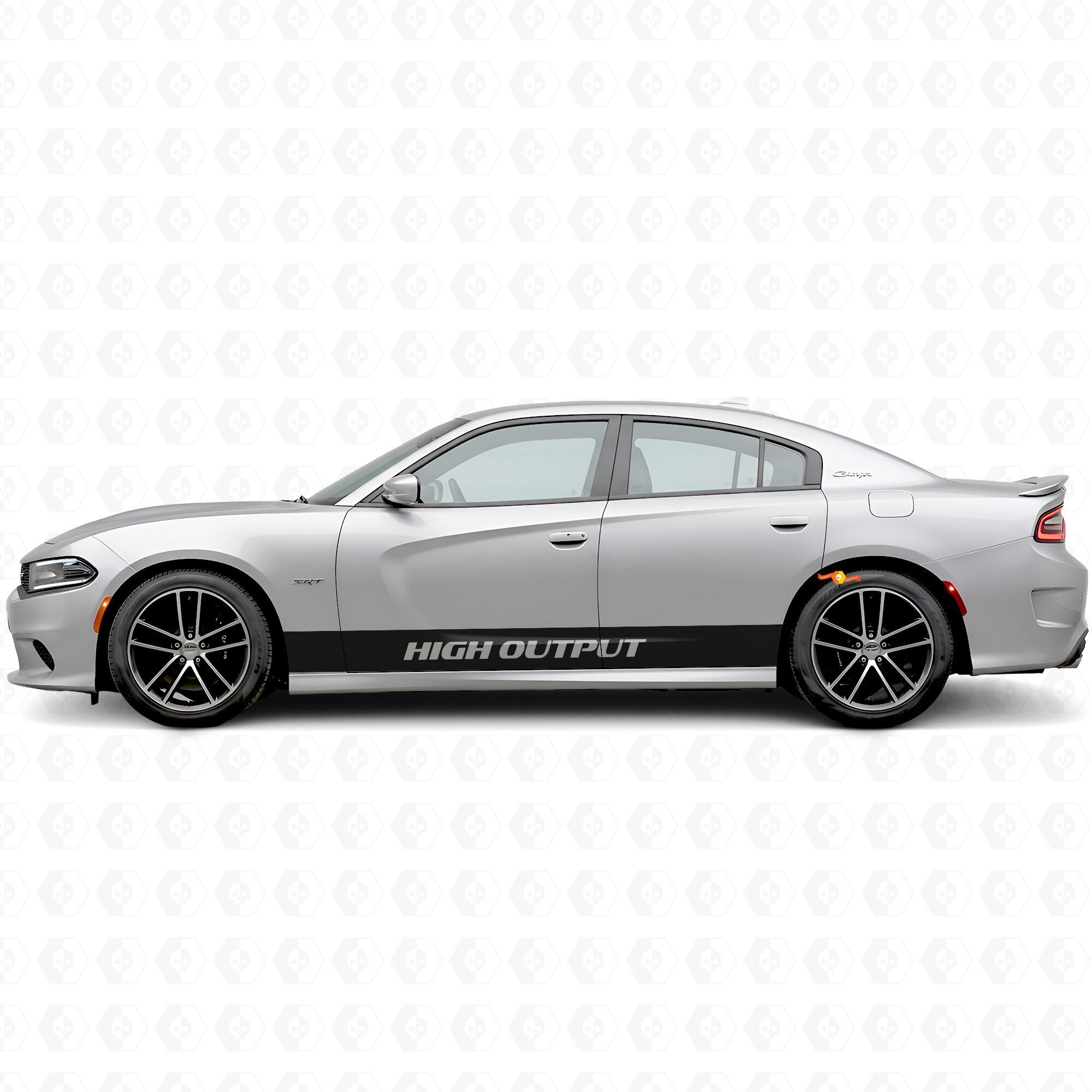 Hochleistungs-Gerade Streifen Seiten-Vinylaufkleber für Dodge Charger 2015-2026