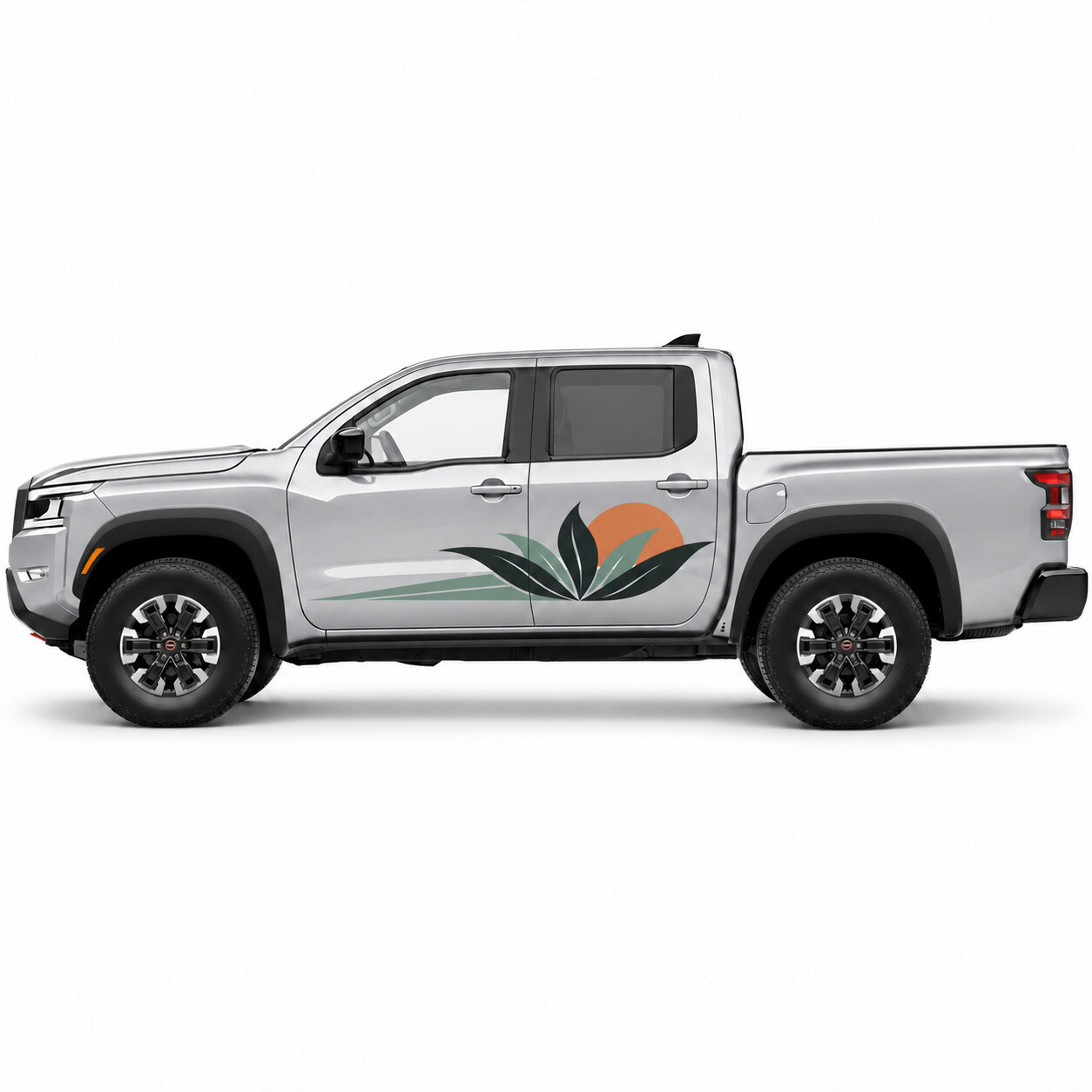 Agave Solstice Desert Sun Seiten Tür Vinyl Aufkleber Sticker für Nissan Frontier