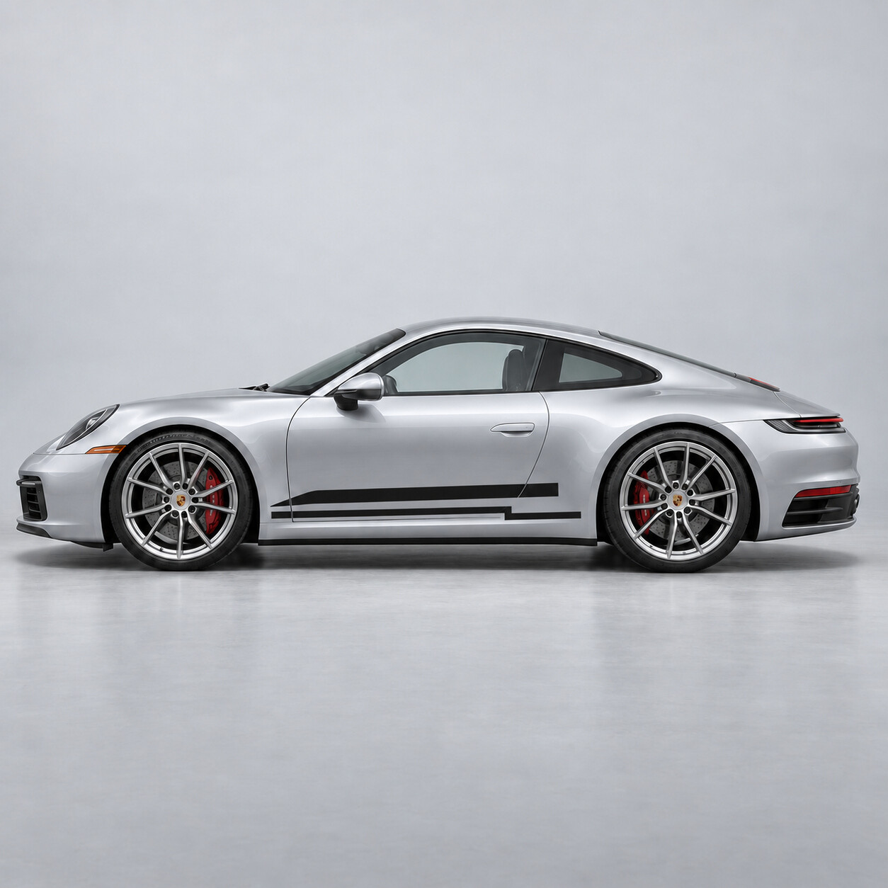 Heritage-Einlassstreifen Seiten-Vinylaufkleber für Porsche 911 2020