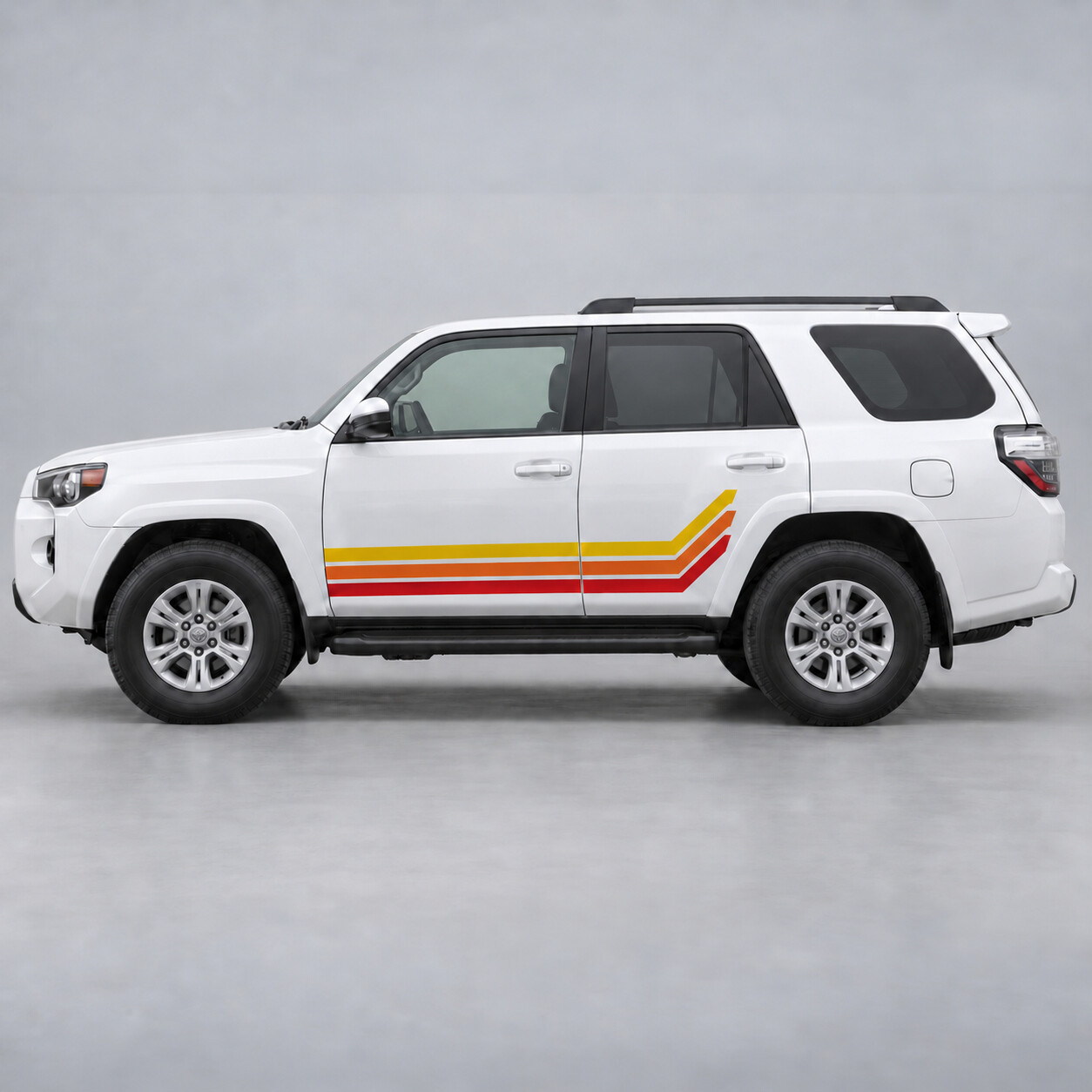 Heritage Low Sweep Streifen Seiten Vinyl Aufkleber für Toyota 4Runner N280 2009-2024