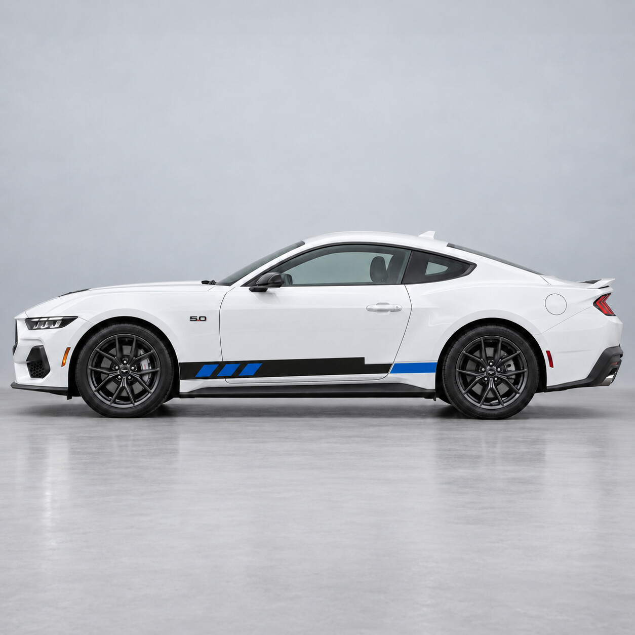 Coast Block Streifen Seiten Vinyl Aufkleber für Ford Mustang 2024
