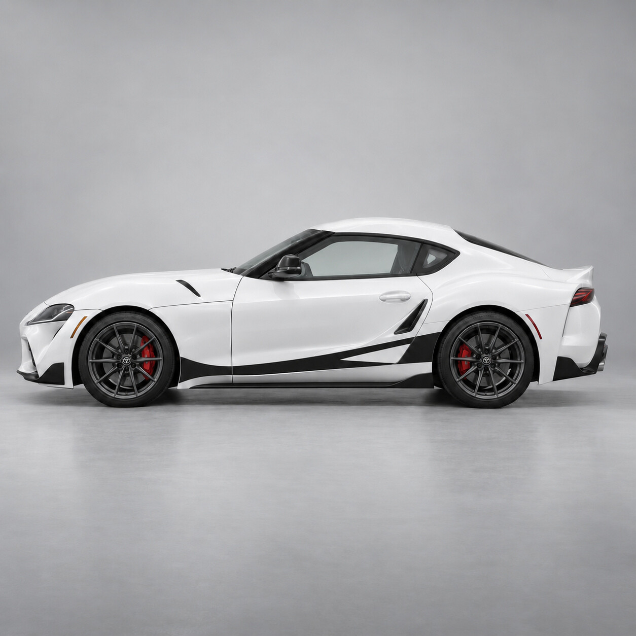 Offener Sweep-Seiten-Vinylaufkleber für Toyota Supra 2020-2026