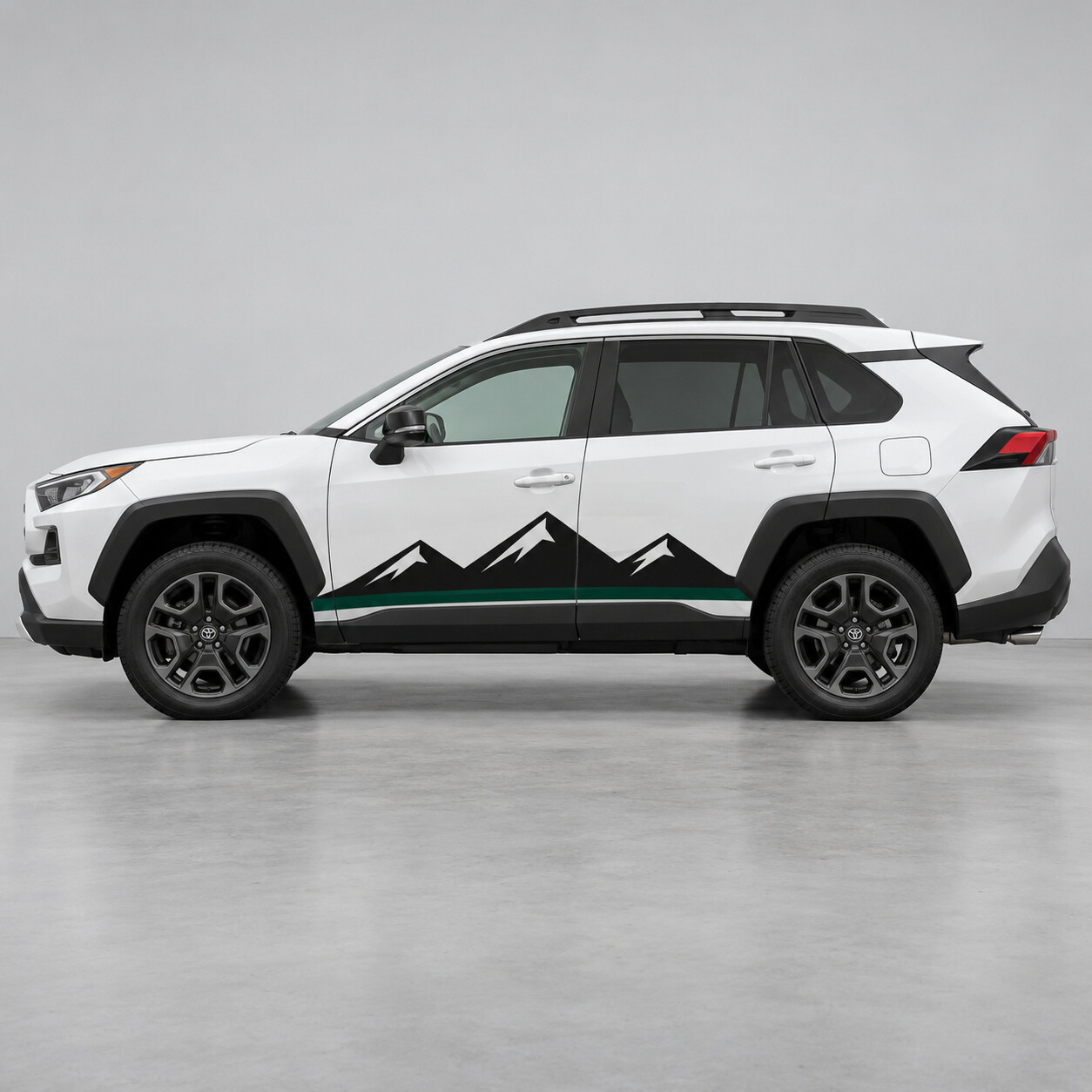 Three Ridges Seiten-Vinylaufkleber für Toyota RAV4 5. Generation (XA50) 2018-2025