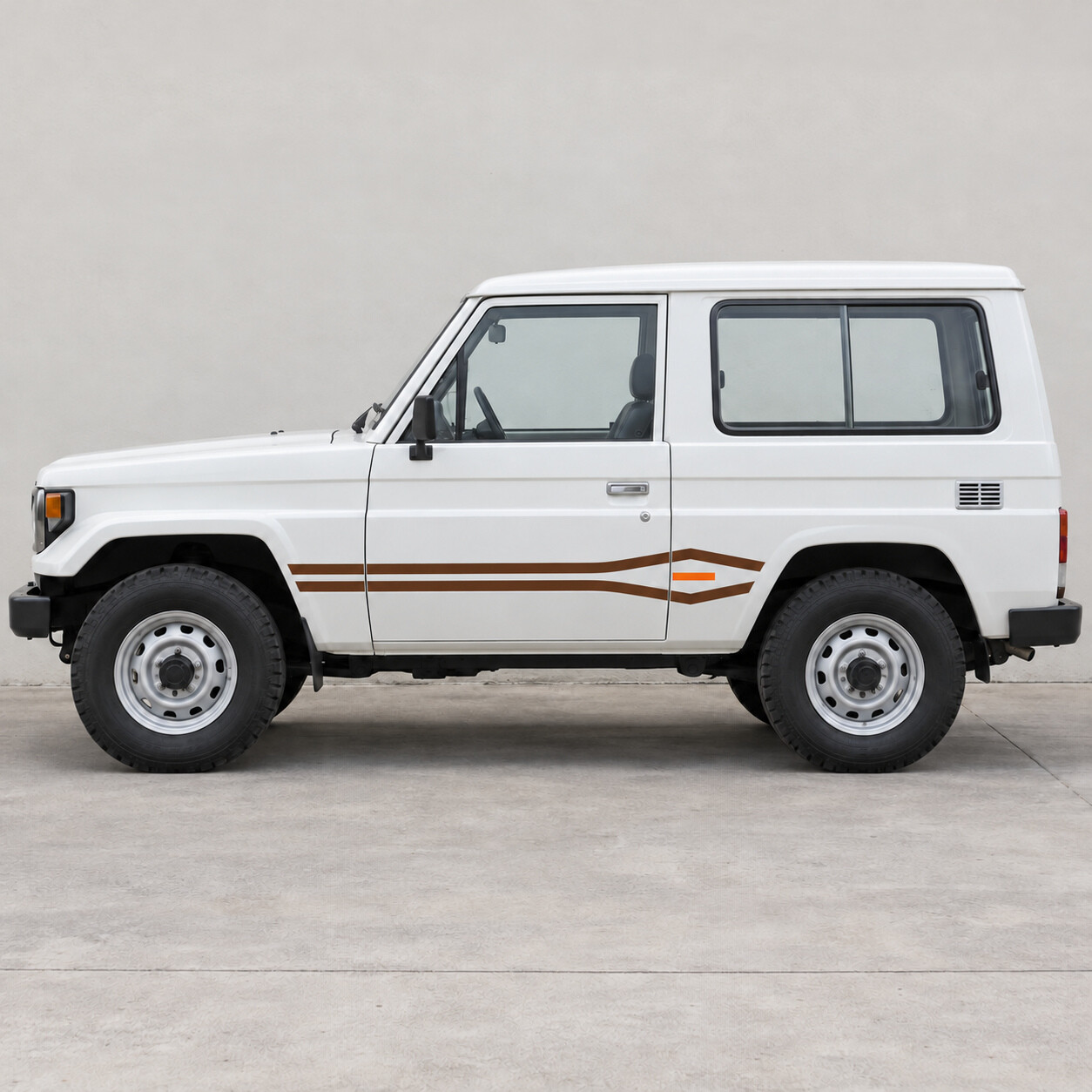 Gabelband Seiten-Vinylaufkleber für Toyota Land Cruiser BJ70 SWB 1984-1990