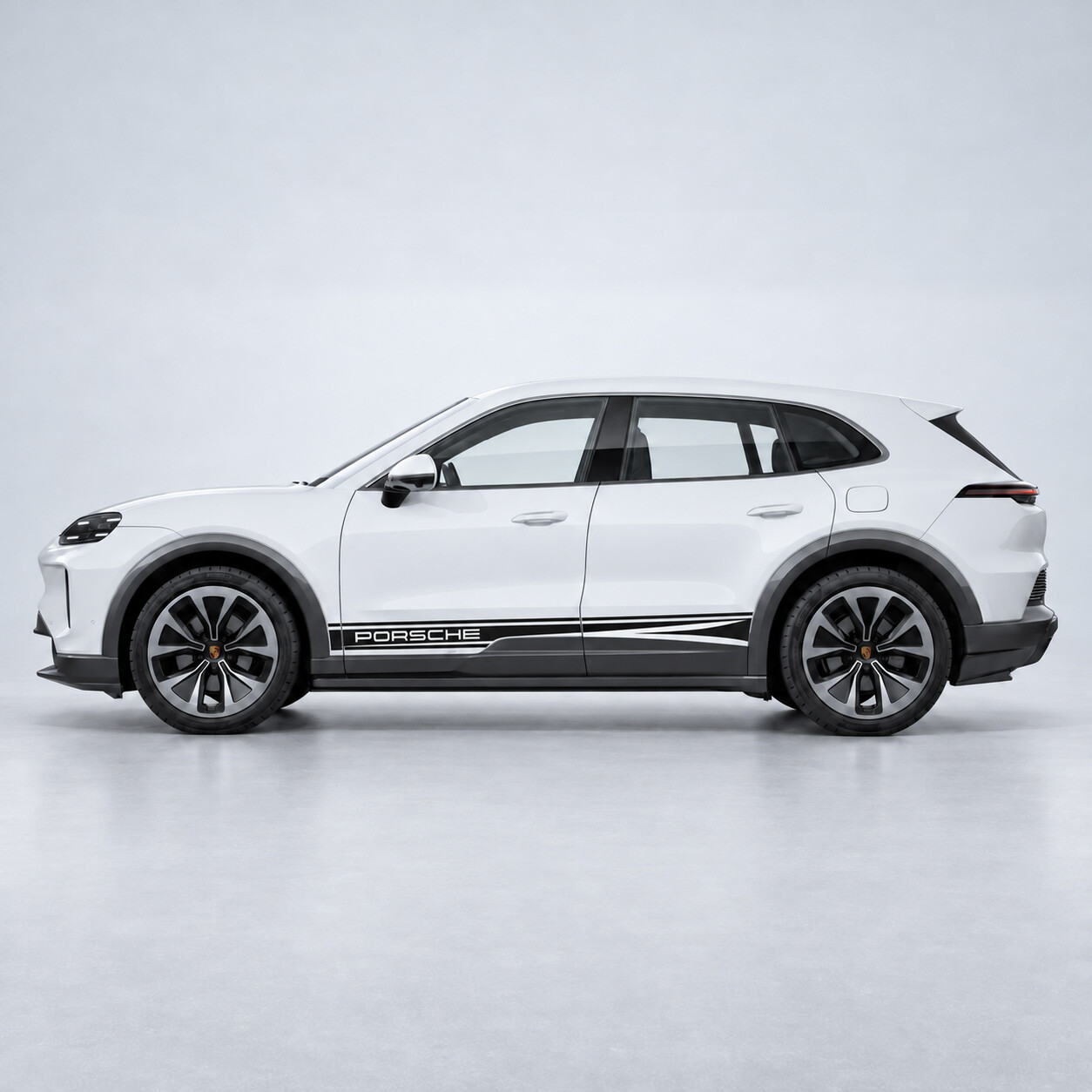 Akzentstreifen Schweller Vinylaufkleber Aufkleber für Porsche Cayenne Electric