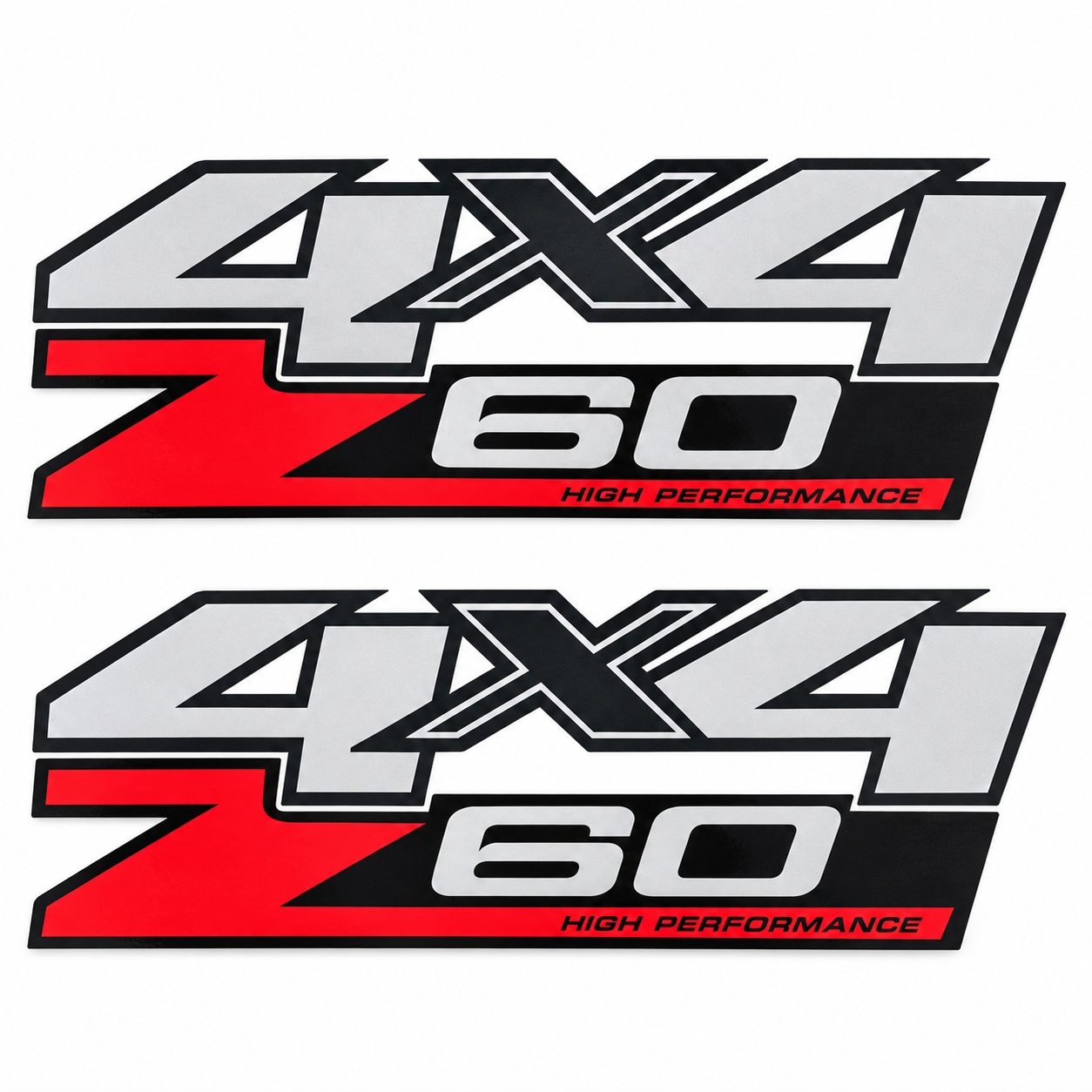 4x4 Z60 Hochleistung Vinyl-Aufkleber für Seitenteil GMC Sierra GMT900 2007-2013