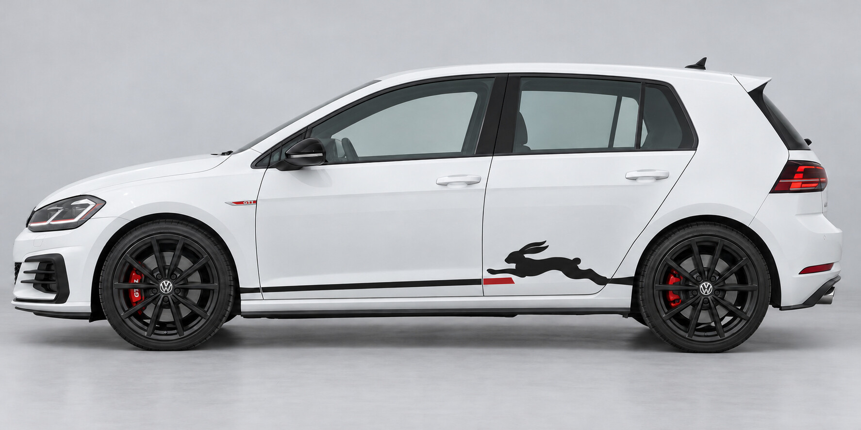 Rabbit Leap Seiten Vinyl Aufkleber für Volkswagen Golf GTI 2019