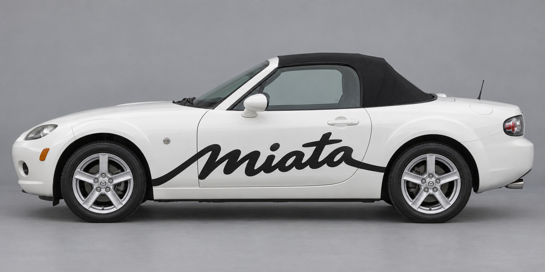 Open Script Seiten Vinyl-Aufkleber für Mazda MX-5 Miata 2006