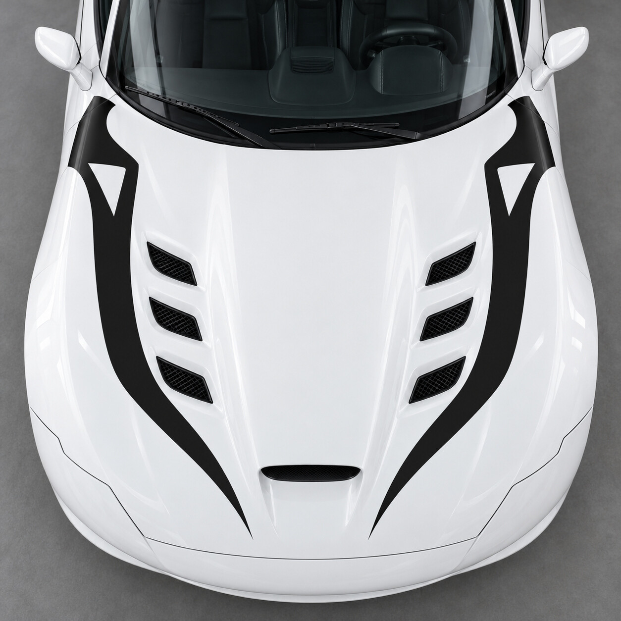 Open Fang ACR Motorhauben-Vinylaufkleber für Dodge Viper 2016