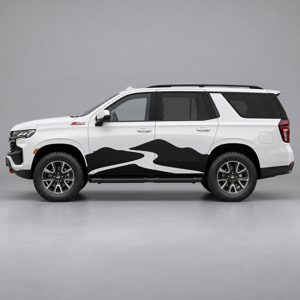 Z71 Boulder Path Seitlicher Vinyl-Aufkleber für Chevrolet Tahoe 2023