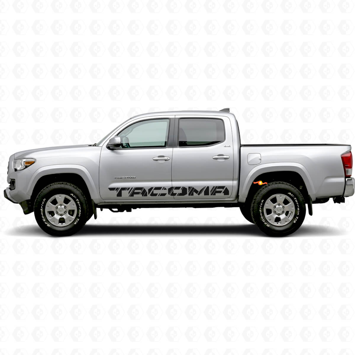 Tacoma Schriftzug Seiten Vinyl-Aufkleber Set für Toyota Tacoma 2014-2016