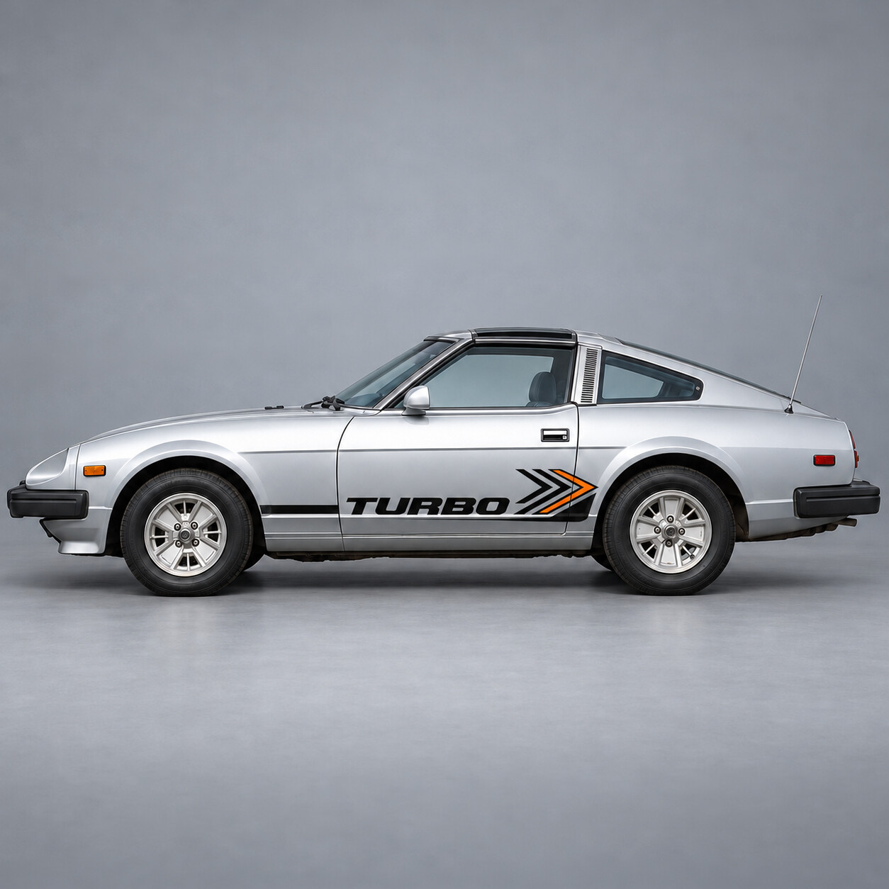 Turbo Chevron-Streifen Seiten-Door Vinyl-Aufkleber für Datsun 280ZX Turbo S130 Zweisitziges T-Top Coupe 1982