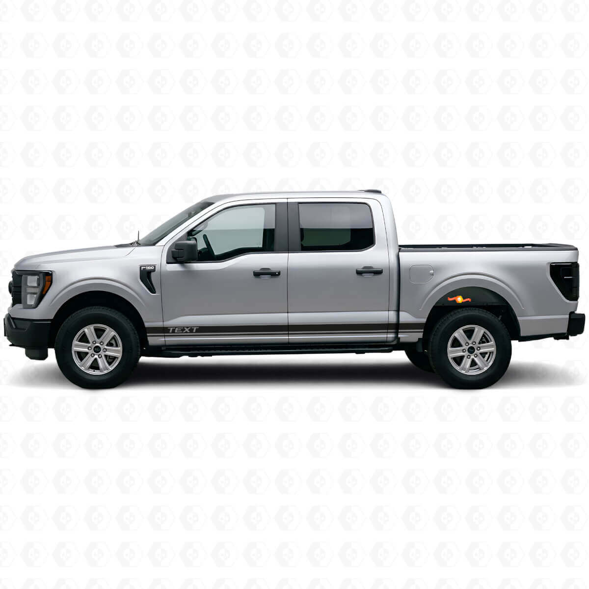 Duales benutzerdefiniertes Vinyl-Aufkleberkit mit Seitenstreifen für Musclecar Truck 2016