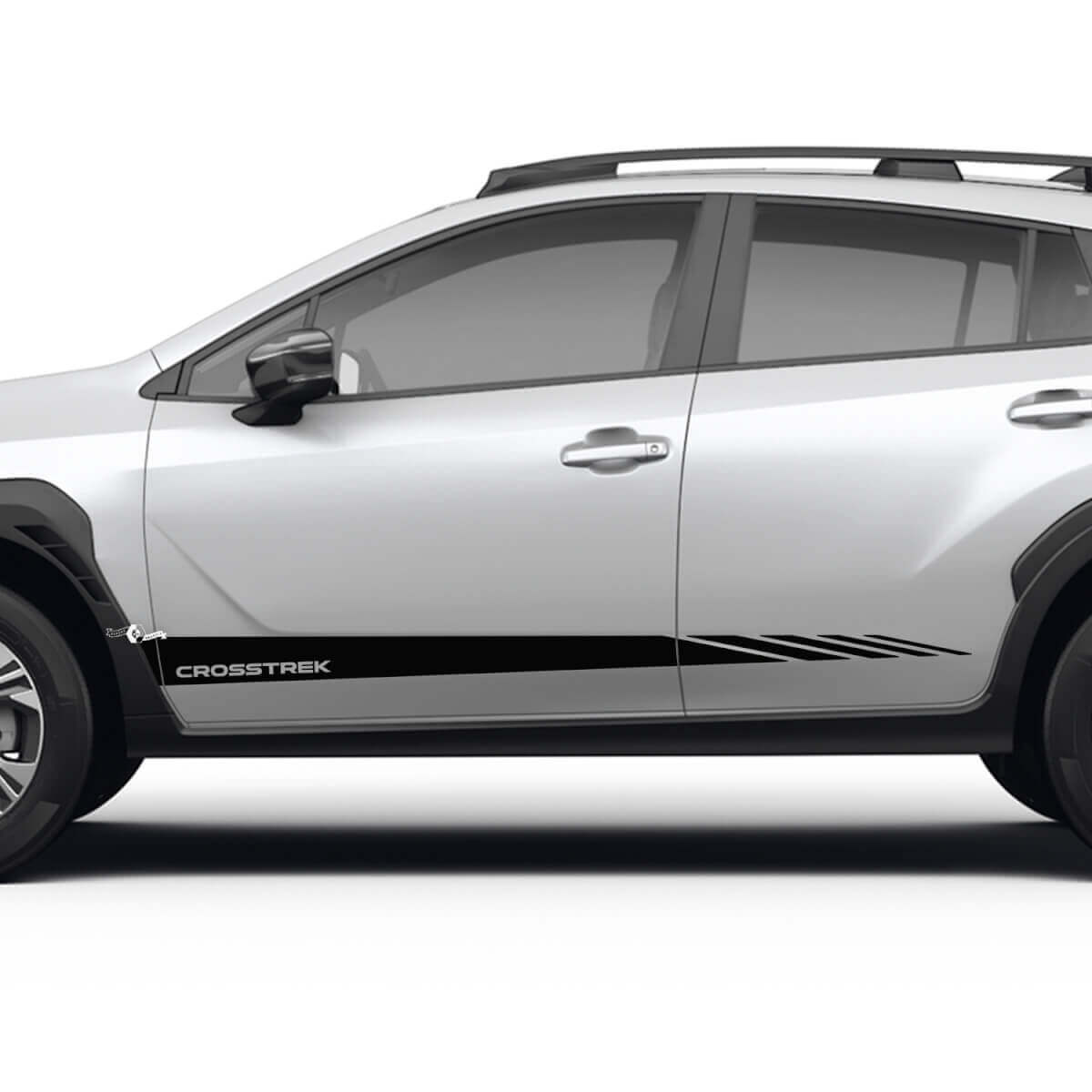 Racing-Stil Seiten-Tür-Streifen Vinyl-Aufkleber-Set für Subaru Crosstrek