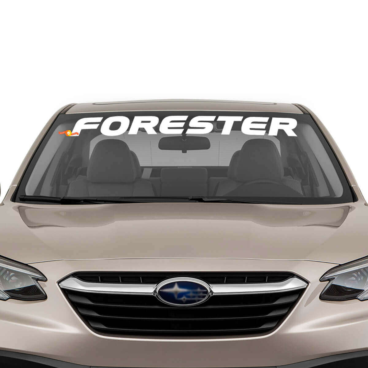 Markenbeschriftung Windschutzscheiben Vinylaufkleber für Subaru Forester
