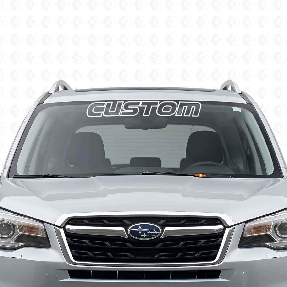 Individuelles Kontur-Scheibenaufkleber Vinyl-Aufkleber für Subaru Forester