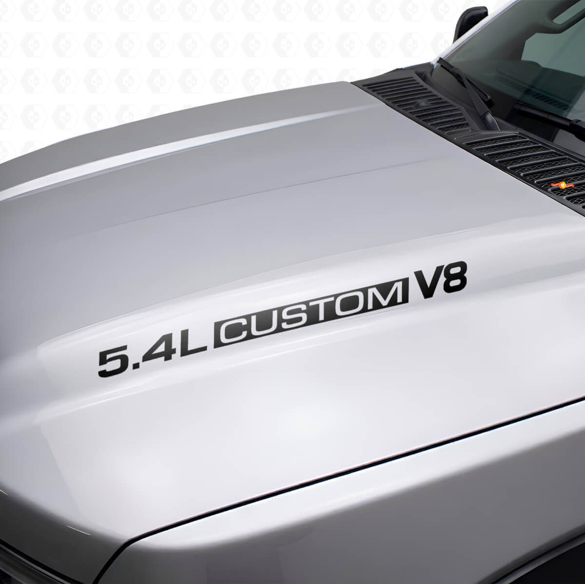 5,4L Custom V8 Motorhauben-Vinylaufkleber für Musclecar F250/350 Expedition