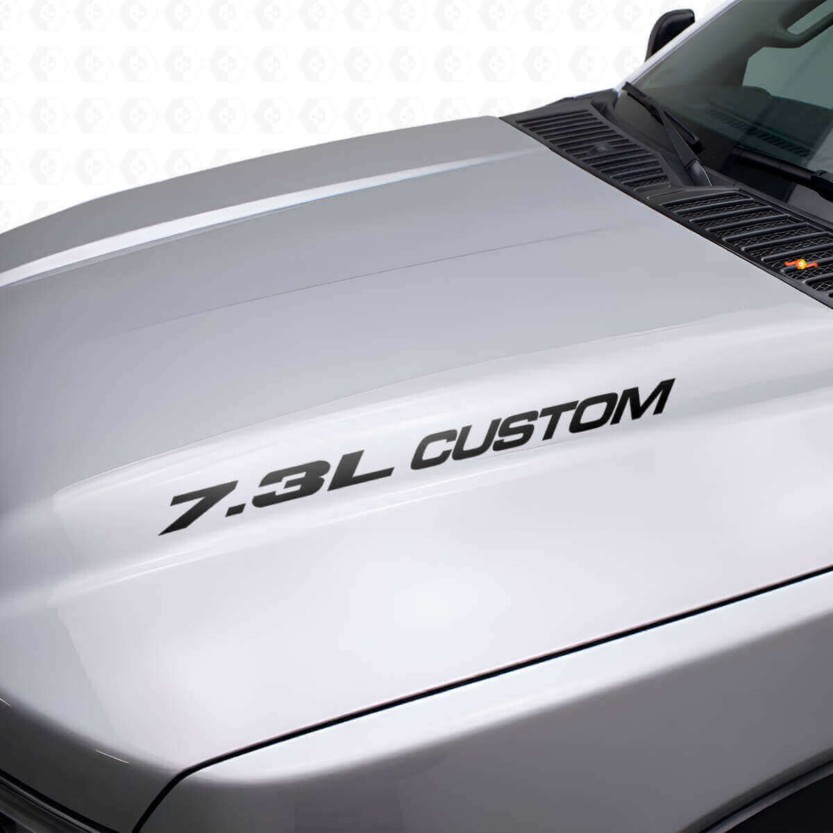 7,3L Custom Hauben-Vinyl-Aufkleberset für Musclecar Truck F250 F350