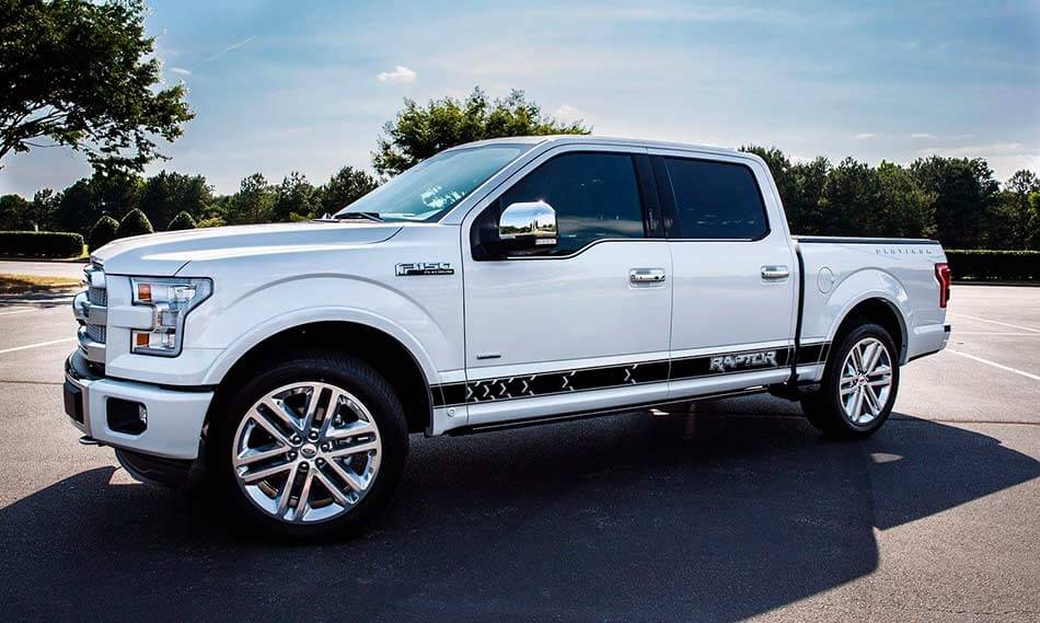 Seitlicher Streifen Grafikaufkleber Modell 5 für Ford F-150