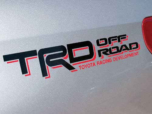 TRD Offroad-Stil Kotflügel Vinylaufkleber für Toyota Tacoma Tundra
