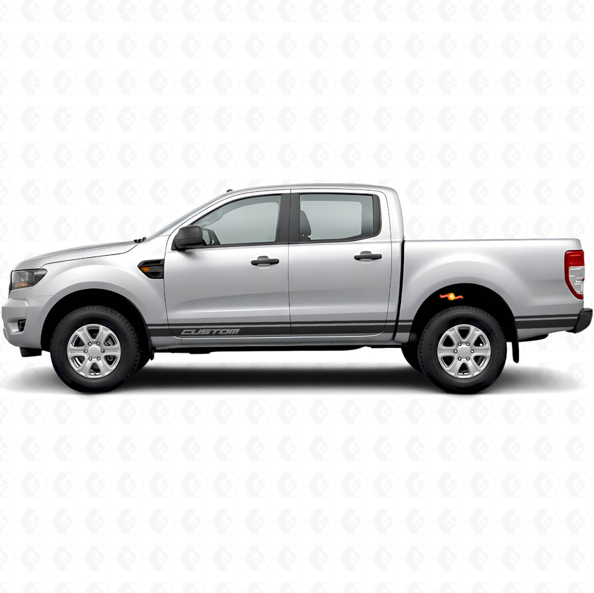 Persönlicher Schriftzug Seitenstreifen Vinyl-Aufkleber für Musclecar Ranger 2012-2020