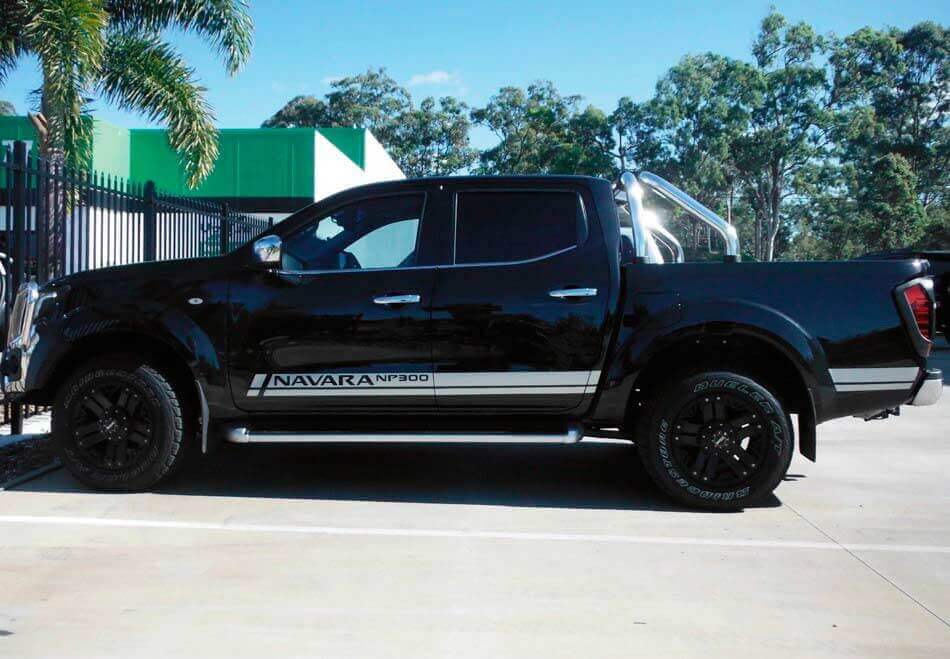Navara NP300 Seitenstreifen Vinyl-Aufkleberset für Nissan Navara 2015-16