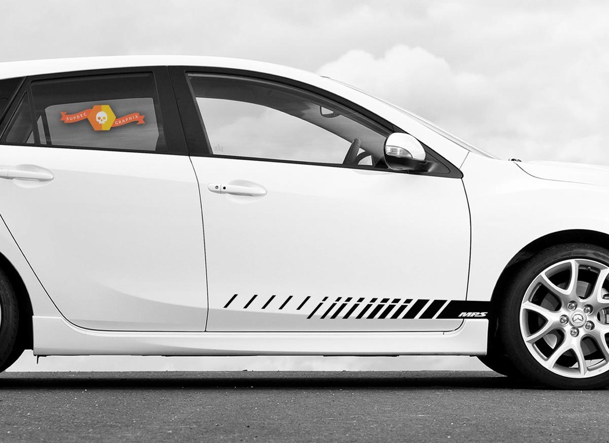 Mazda 6 MPS Türverkleidung Seitenstreifen Grafikaufkleber MazdaSpeed