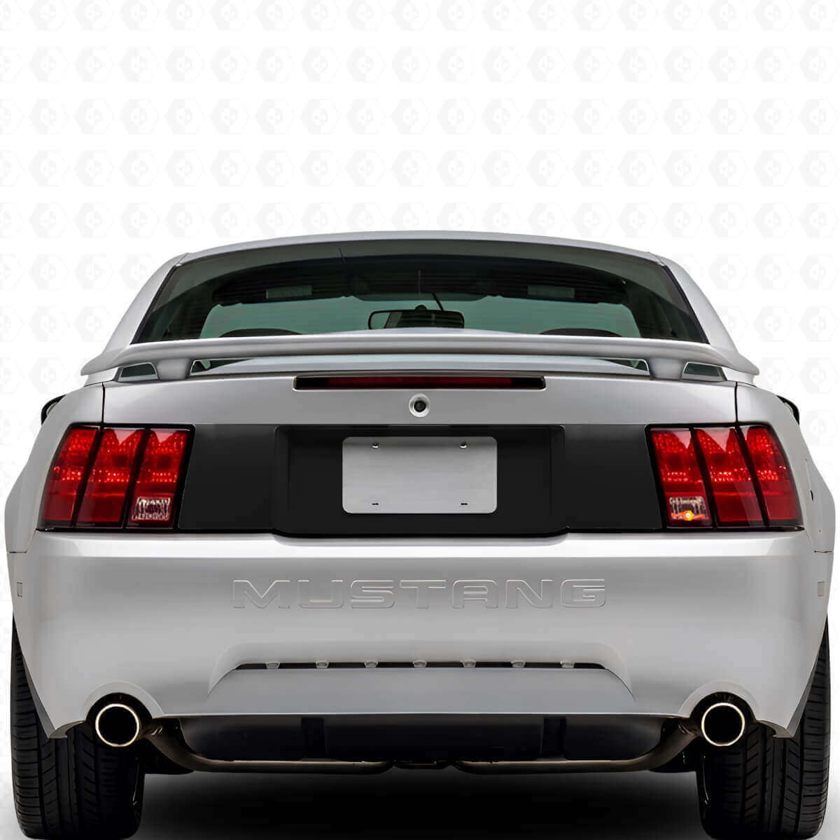 Schwarze Heckklappenverkleidungs-Vinylaufkleber für Musclecar Musclecarmodel 1999-04